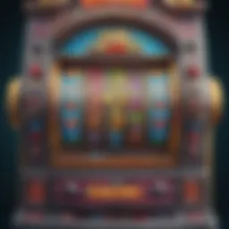 A captivating display of colorful slot machine symbols