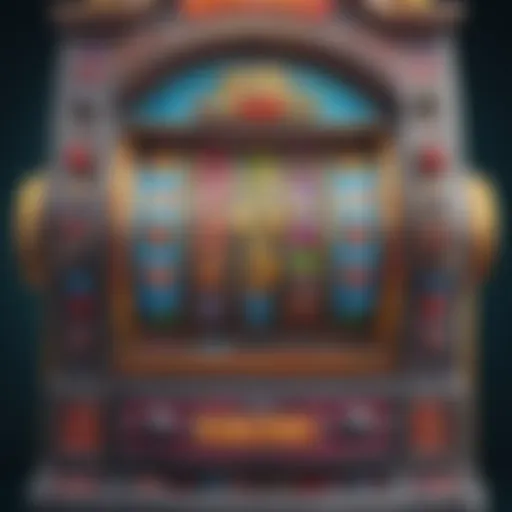 A captivating display of colorful slot machine symbols