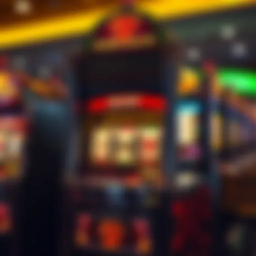 Intricate design of a penny slot machine