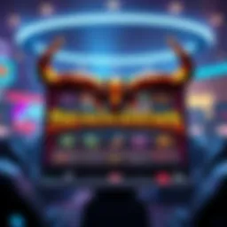 An immersive Thunderhorn slot game interface showcasing vibrant graphics