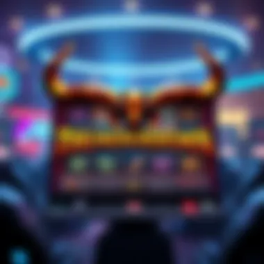 An immersive Thunderhorn slot game interface showcasing vibrant graphics