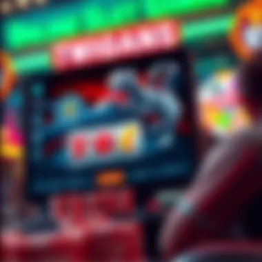 An engaging visual representation of online gaming trends and statistics