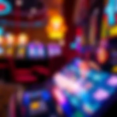 Graphical representation of slot game mechanics and paylines