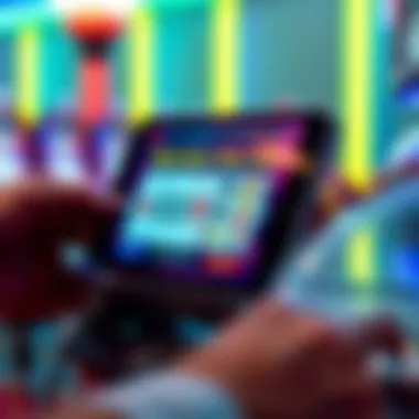 Popular Video Poker App Interface Screenshot of a popular video poker app interface