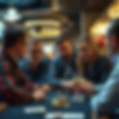 Friends discussing strategies while playing