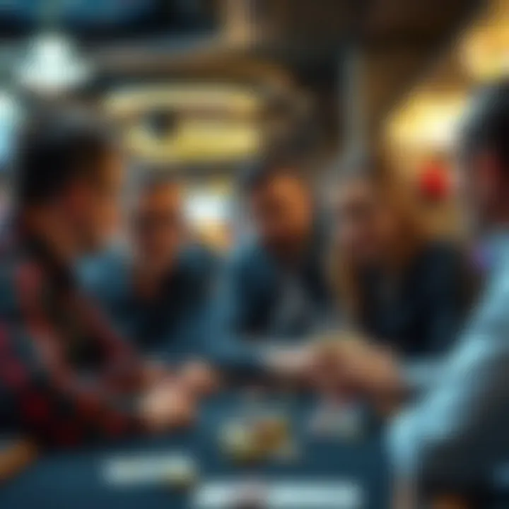 Friends discussing strategies while playing