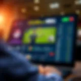 Interface showcasing the William Hill online betting platform