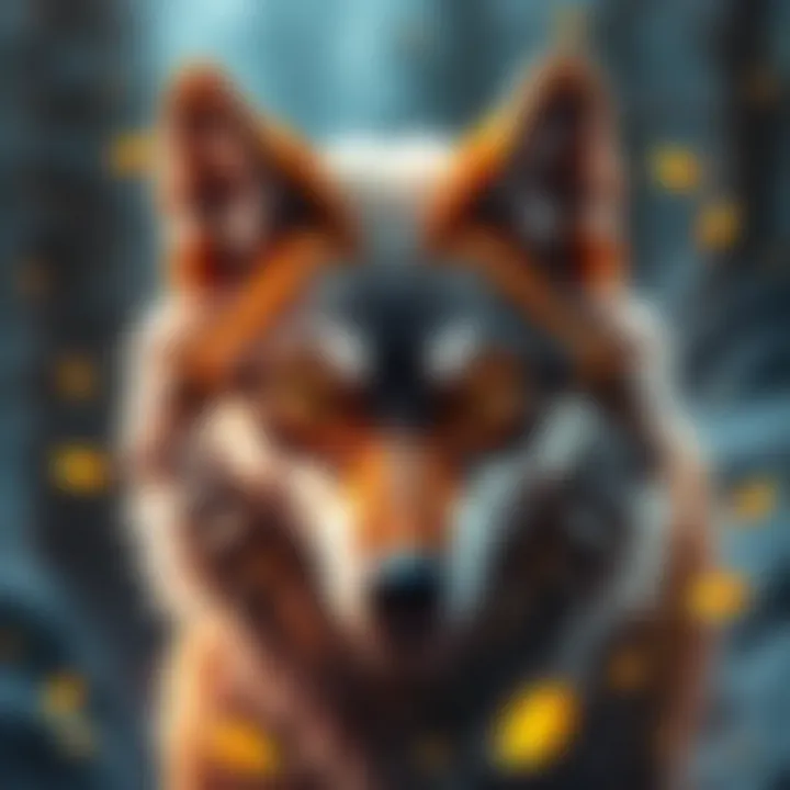 Theme and Design Elements of Wolf Slots Artistic representation of the Wolf Slots theme and design elements