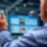 Illustration of the FanDuel Sportsbook interface showcasing referral features.