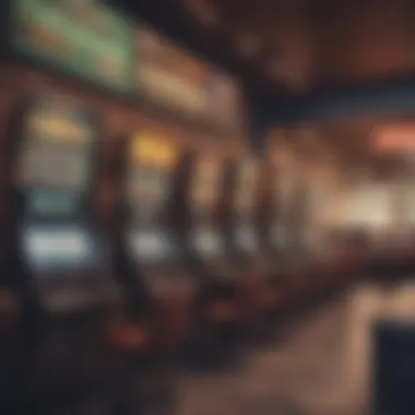 A vibrant betting station at Fonner Park, demonstrating the various betting options available to attendees.