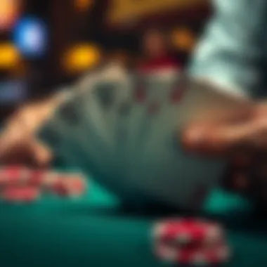 Strategic Play in Texas Holdem An illustration of a player’s hand with Texas Holdem cards