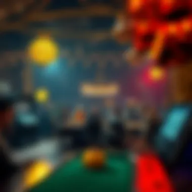 Historical representation of the Gold Rush era with gaming elements integrated into the setting