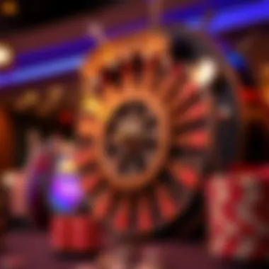 Intricate Design of a High Roller Wheel A sophisticated high roller wheel showcasing intricate design