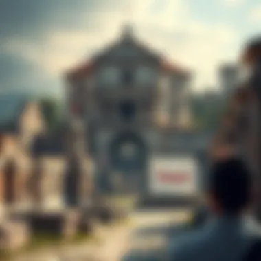 Historical depiction of Pompeii with thematic elements related to gaming