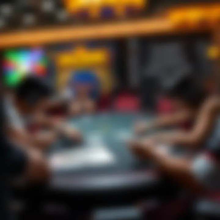 Gameplay mechanics illustration for Hold Em or Fold Em