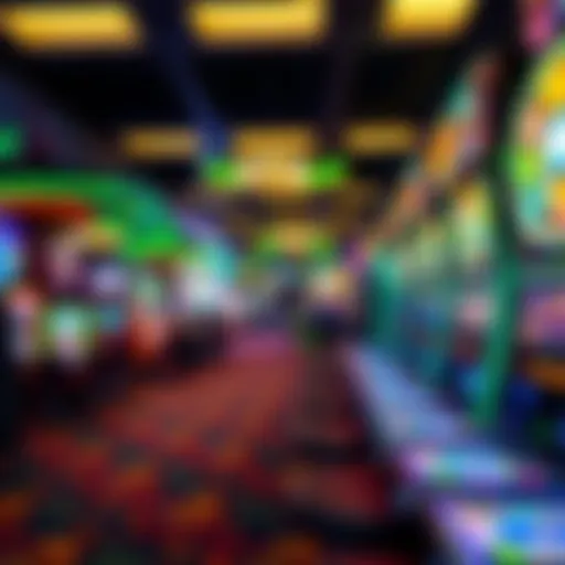Interior view showcasing the vibrant gaming floor of Hollywood Casino Grantville