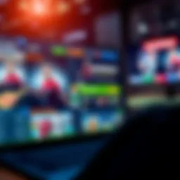 Visual representation of a sportsbook website layout