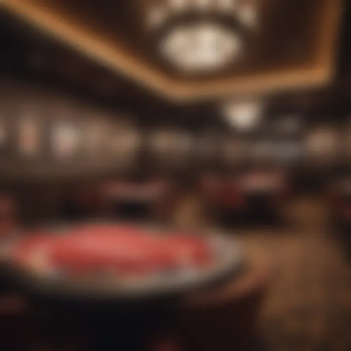 Interior view of a popular poker room in Jacksonville