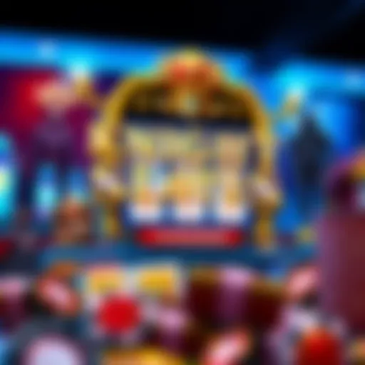 Knight Slots Casino homepage featuring vibrant graphics