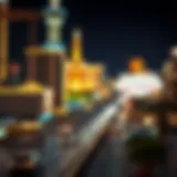 Famous Las Vegas Strip at Night