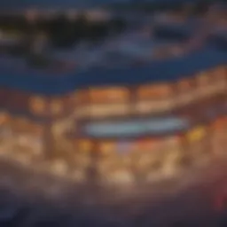 Exterior view of Mohegan Sun Wilkes Barre at dusk