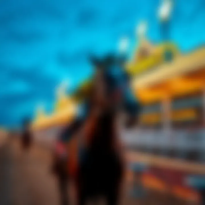 Exciting Horse Racing at Pompano Beach Thrilling horse racing event at Pompano Beach