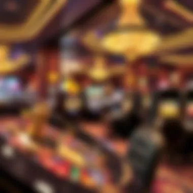 Premium Gaming Experience in a Casino An elegant casino environment highlighting premium gaming experiences