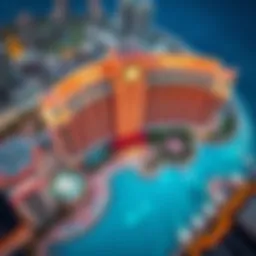 Aerial view of Resorts World Miami showcasing its grandeur