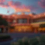 Exterior view of Silverton Casino showcasing its architectural design