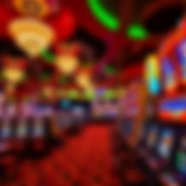 Exciting Gaming Experience at Silverton Casino Vibrant gaming floor filled with diverse gaming machines and tables