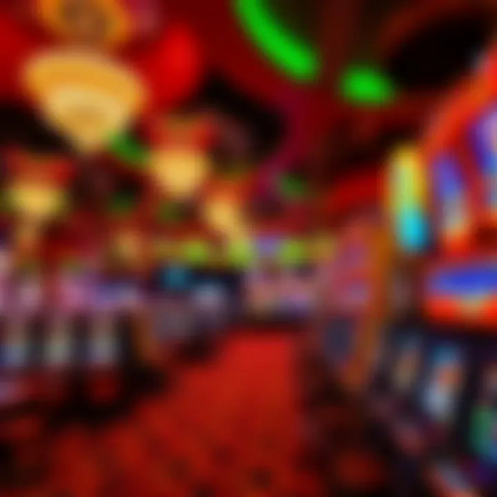 Exciting Gaming Experience at Silverton Casino Vibrant gaming floor filled with diverse gaming machines and tables