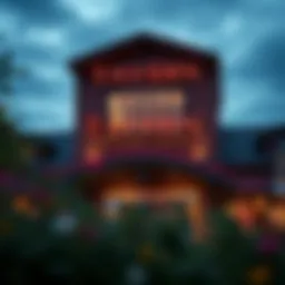 Exterior view of Tavern Akwesasne Mohawk Casino showcasing its architectural design