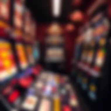 A diagram showing the operational dynamics of illegal slot machines