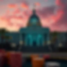 A legislative building symbolizing the ongoing discussions about online poker laws.