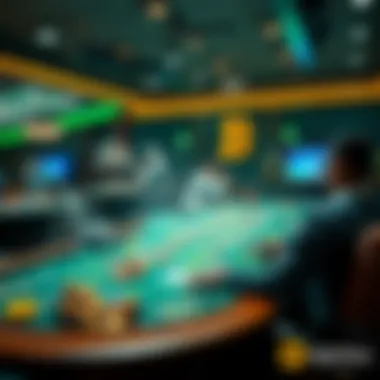 Strategic gameplay in an online casino setting