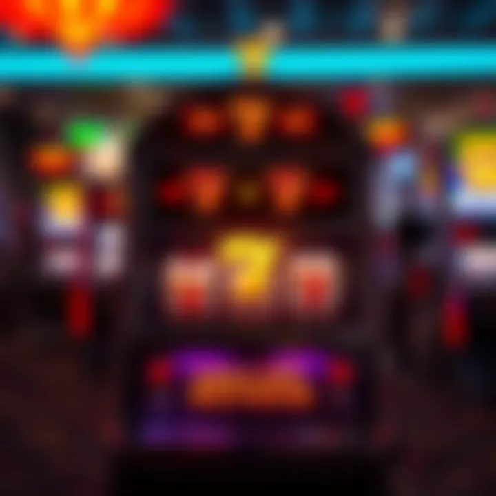 Graphical analysis of market trends related to slot machines, emphasizing Triple Hot Sevens