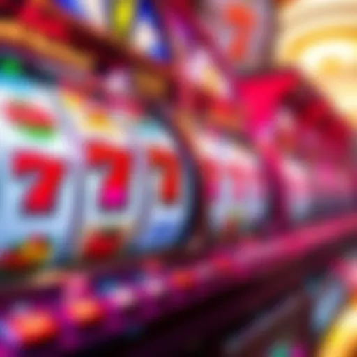 Vibrant design of the Triple Hot Sevens slot machine showcasing colorful reels