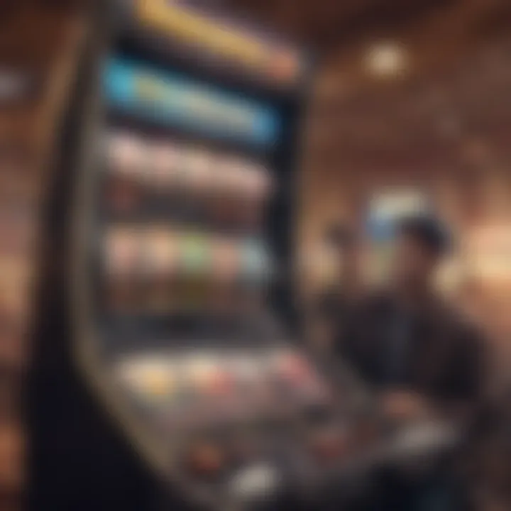 Illustration of a player enjoying fast hit slots