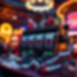 Visual representation of high volatility slot mechanics