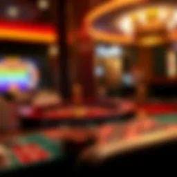 Graph illustrating the house edge in various casino games