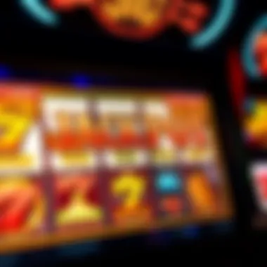 Close-up of a jackpot screen showcasing a winning moment