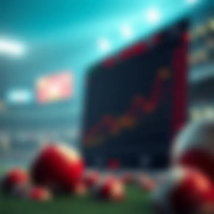 Graph showing the risk and reward of parlay bets