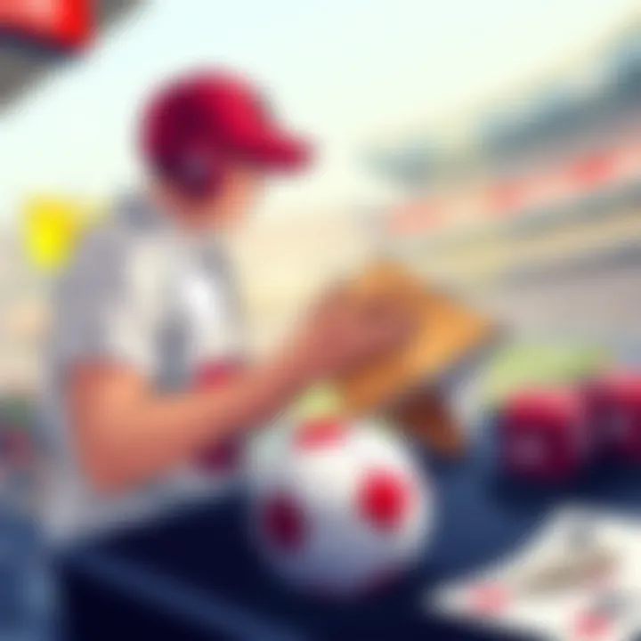 Illustration depicting the strategy behind successful parlay betting