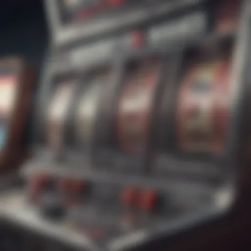 Illustration of a fraudulent slot machine