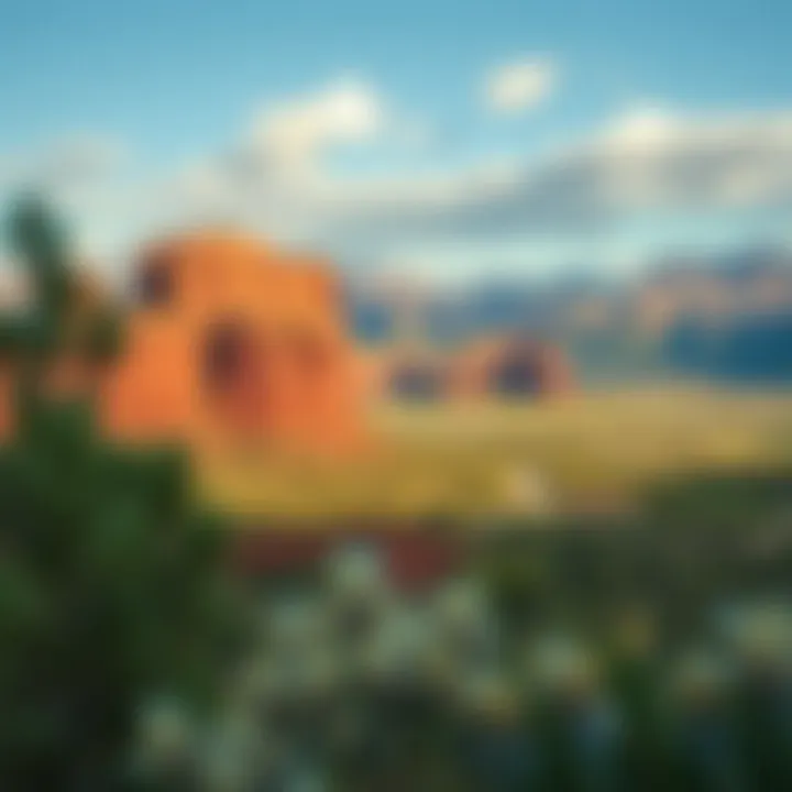 Utah's Natural Beauty Scenic view of Utah's landscape highlighting its natural beauty